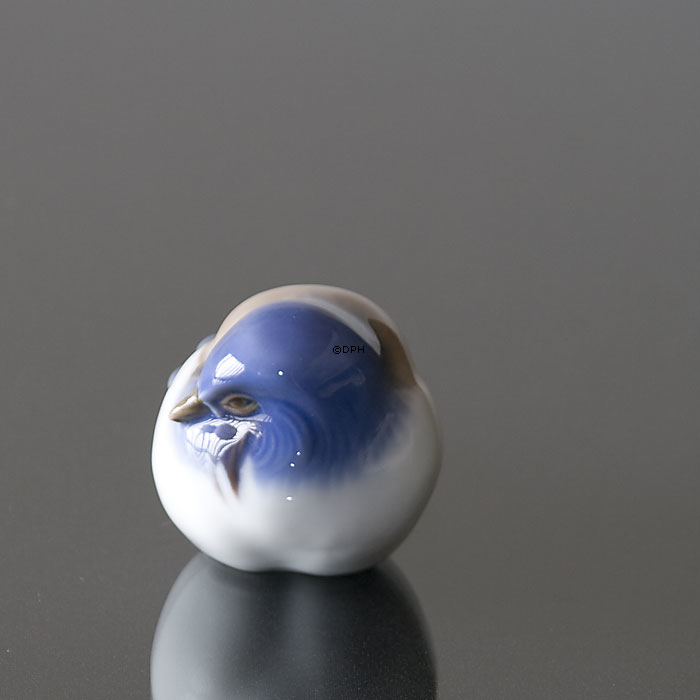 Meise mit Schwanz unten, Bing & Gröndahl Vogelfigur Nr. 1635 oder 411