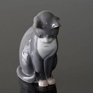 Katzen sitzend, Bing & Gröndahl Figur Nr. 1876 | Nr. 1020435 | Alt. B1876 | DPH Trading