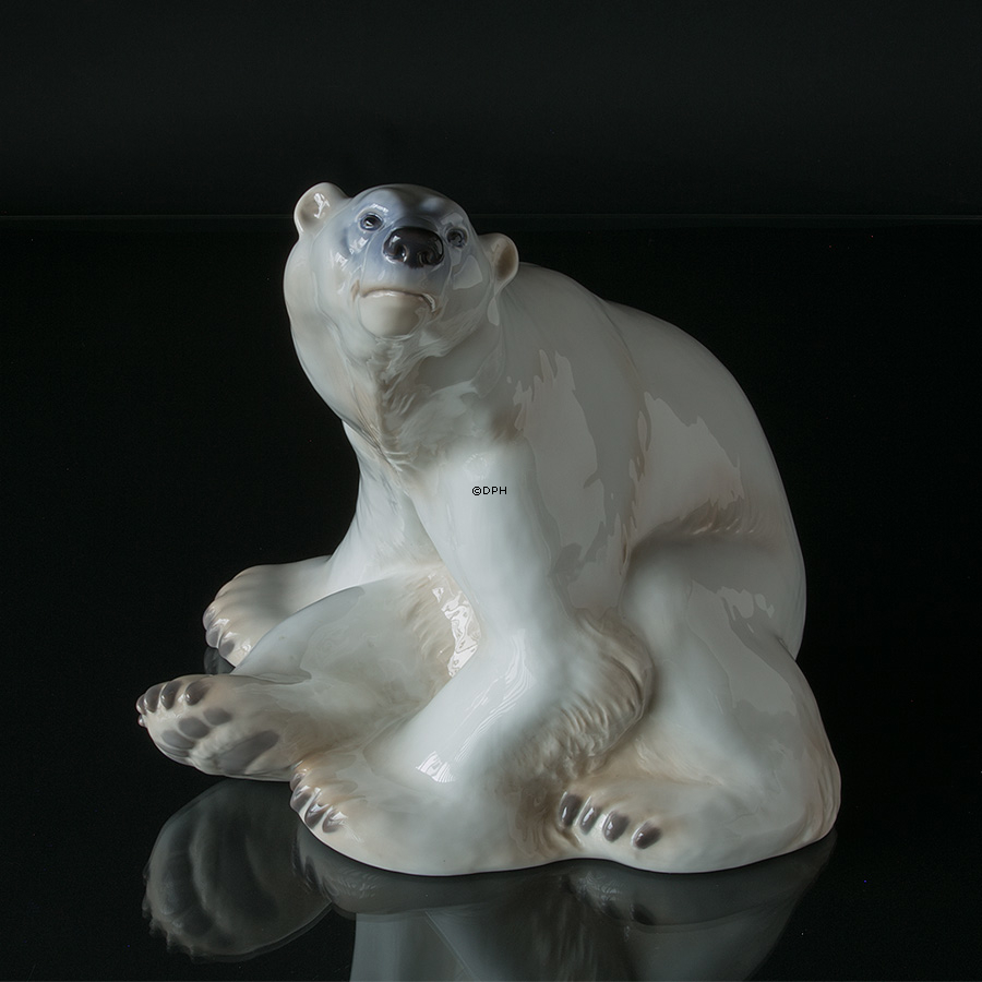 Eisbär, Bing & Gröndahl Figur Nr. 1954 oder 442
