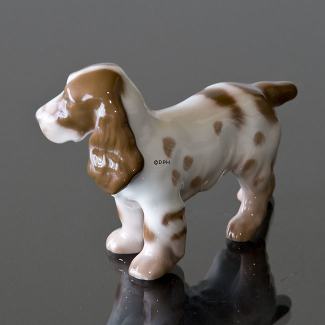 Cocker Spaniel, stehend auf der Suche, Bing & Gröndahl Figur Nr. 2172 oder 450
