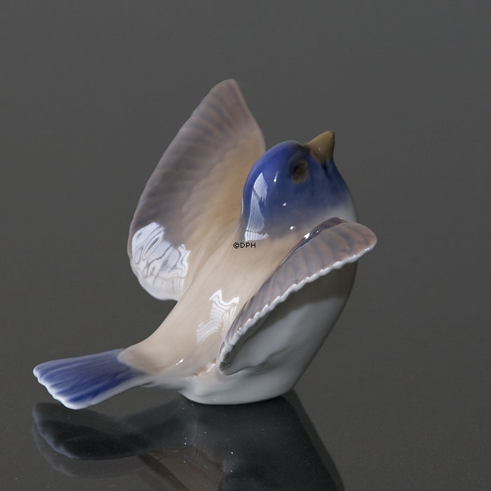 Meise mit ausgebreiteten Flügeln, Bing & Gröndahl Figur Nr. 2481 oder 481