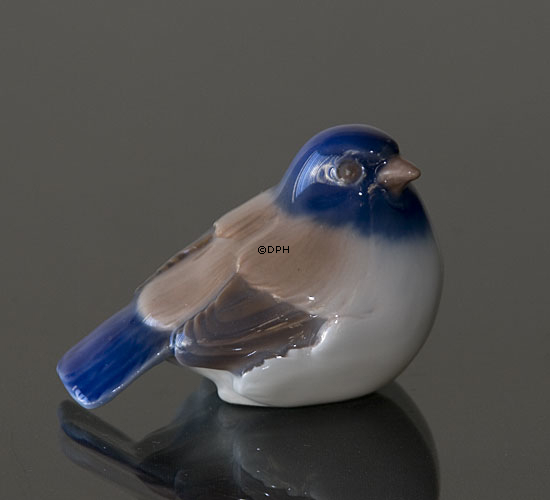 Meise nach rechts schauend, Bing & Gröndahl Figur Nr. 2483 oder 483