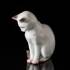 Weiße Katze schaut nach unten, Bing & Gröndahl Figur Nr. 2453 | Nr. 1020499 | Alt. B2453 | DPH Trading