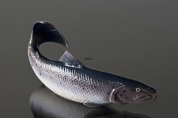 Lachsforelle, Bing & Gröndahl Fischfigur Nr. 2366 oder 502