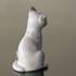 Weißes Kätzchen, sitzend, Royal Copenhagen Katzenfigur | Nr. 1020505 | Alt. 1020506 | DPH Trading