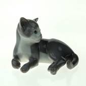 Liegendes Kätzchen, Bing & Gröndahl Katze Figur Nr.2514