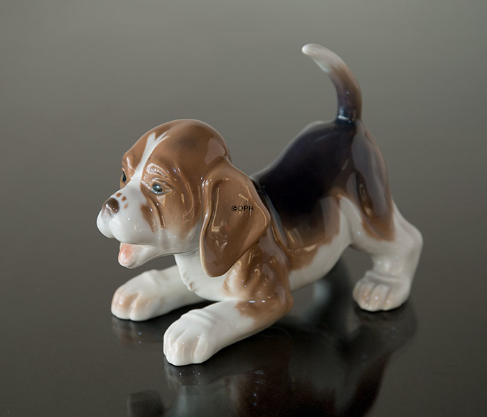 Beagle, Bing & Gröndahl Hundefigur Nr. 2564 oder 564