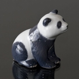 Panda sitzend neugierig, Royal Copenhagen Figur Nr. 663