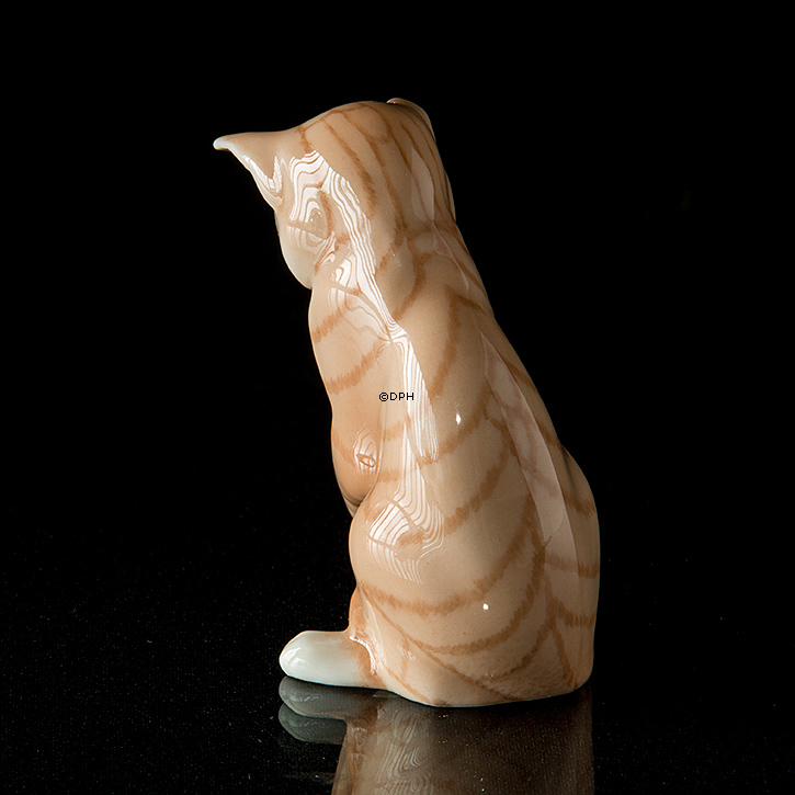 Kilroy, Katze, Royal Copenhagen Figur Nr. 677