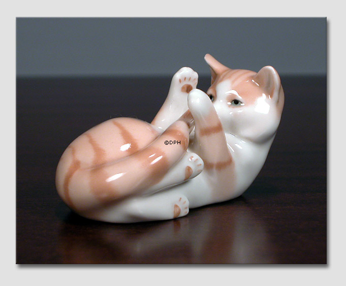 Ginger, Katze, Royal Copenhagen Figur Nr. 679