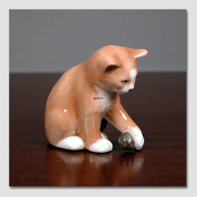Joker, Katze, Royal Copenhagen Figur Nr. 688