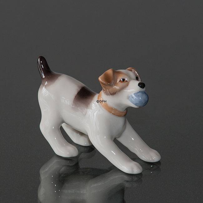 Foxterrier, Royal Copenhagen Hundefigur Nr. 743