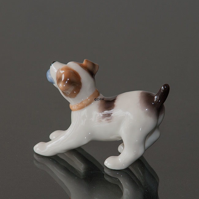 Foxterrier, Royal Copenhagen Hundefigur Nr. 743