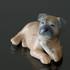 Boxer glücklich mit seinem Knochen, Royal Copenhagen Hund Figur | Nr. 1020748 | Alt. 1020748 | DPH Trading