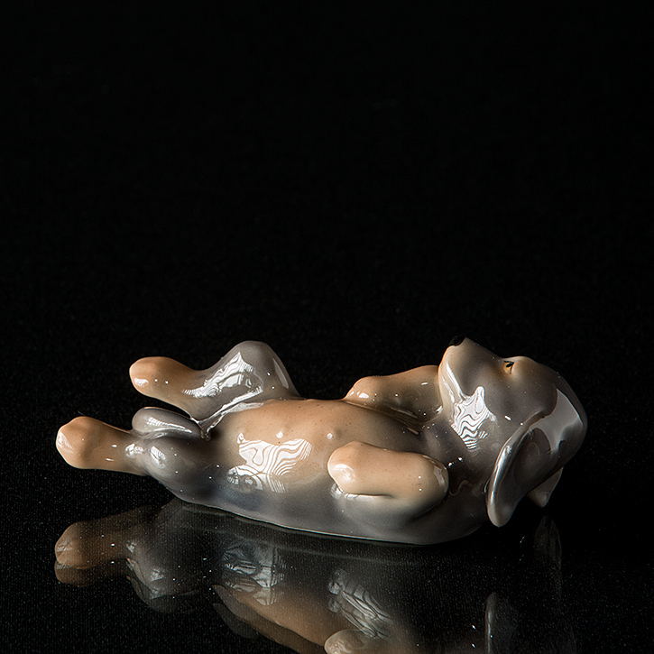 Dackel, Royal Copenhagen Hundefigur Nr. 753