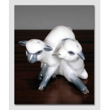 Zwei Lämmer spielen, Royal Copenhagen Figur Nr. 759