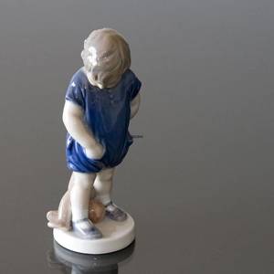 Junge mit Teddybär, Royal Copenhagen Figur Nr. 3468 | Nr. 1021144 | Alt. R3468 | DPH Trading