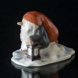 Wichtel mit Laterne, Wiberg, Royal Copenhagen Weihnachtsfigur Nr. 369