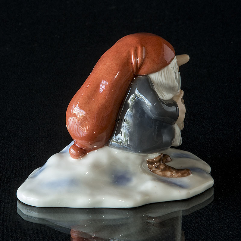 Wichtel mit Laterne, Wiberg, Royal Copenhagen Weihnachtsfigur Nr. 369