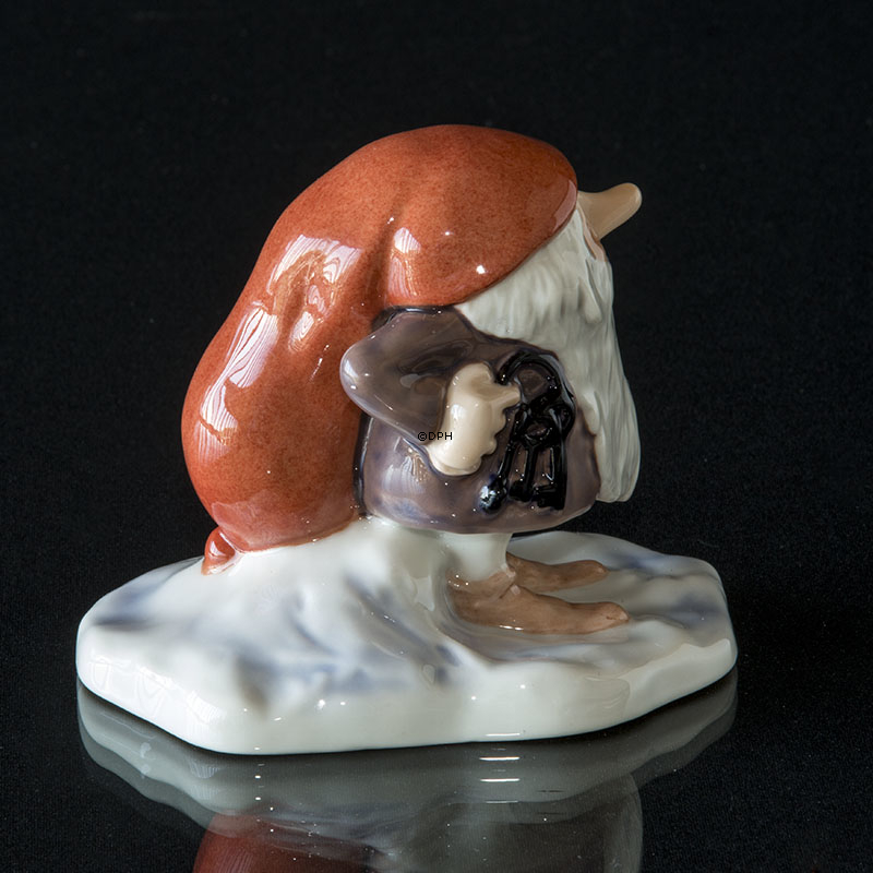 Wichtel mit Schlüssel, Wiberg, Royal Copenhagen Weihnachtsfigur Nr. 371