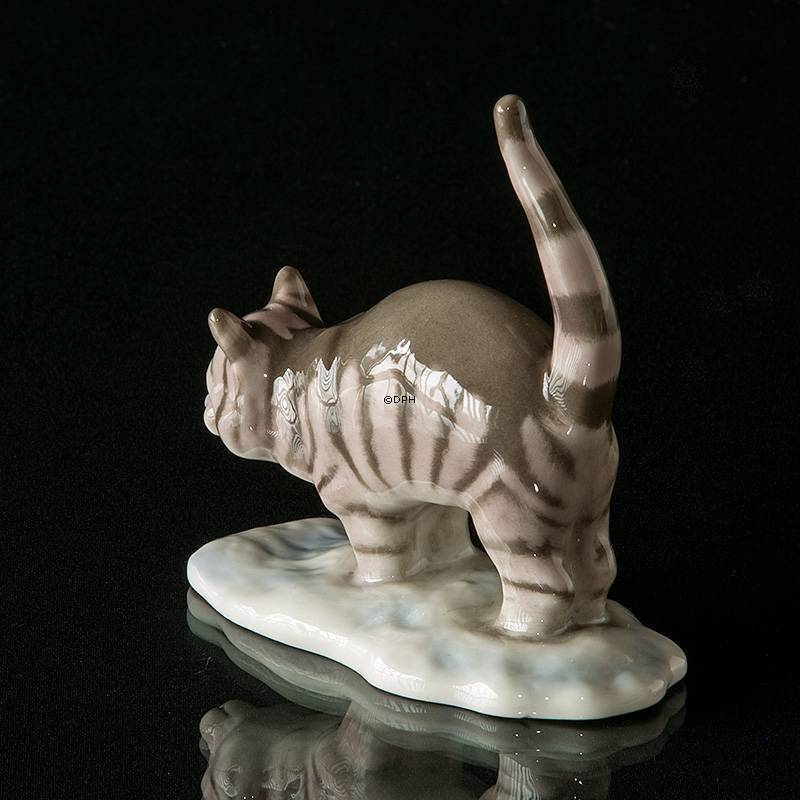 Katze, Wiberg, Royal Copenhagen Weihnachtsfigur Nr. 372