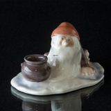 Wichtel mit Kerzen, Wiberg, Royal Copenhagen Weihnachtsfigur Nr. 374
