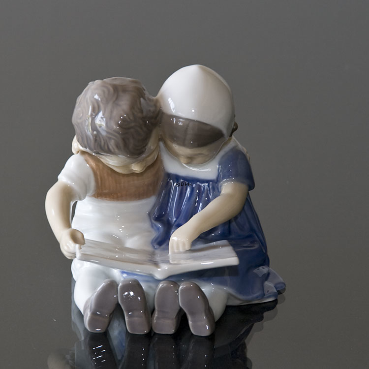 Kinder lesen, Wissenswertes, Bing & Gröndahl Figur Nr. 1567 oder 402