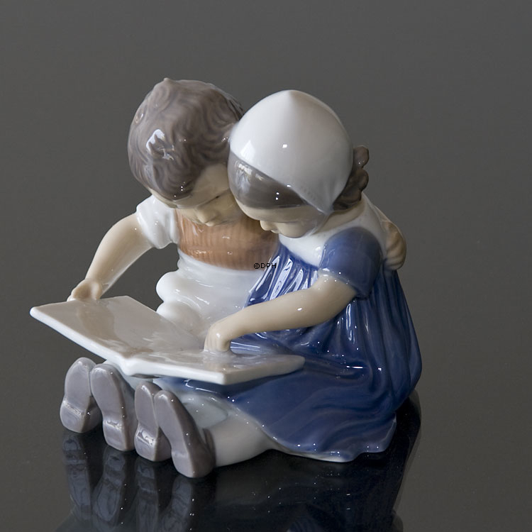 Kinder lesen, Wissenswertes, Bing & Gröndahl Figur Nr. 1567 oder 402