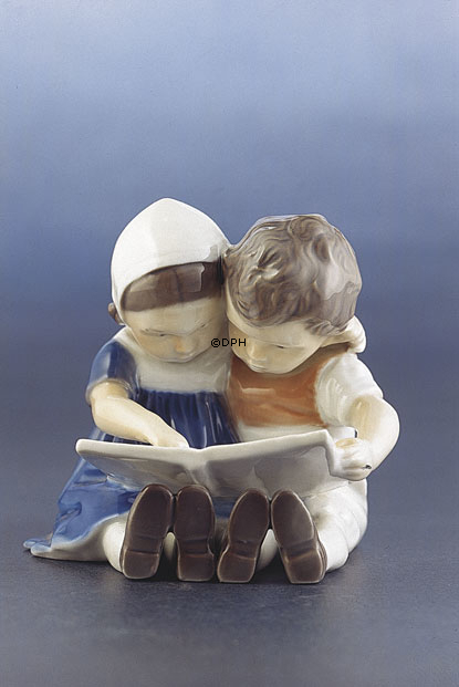 Kinder lesen, Wissenswertes, Bing & Gröndahl Figur Nr. 1567 oder 402