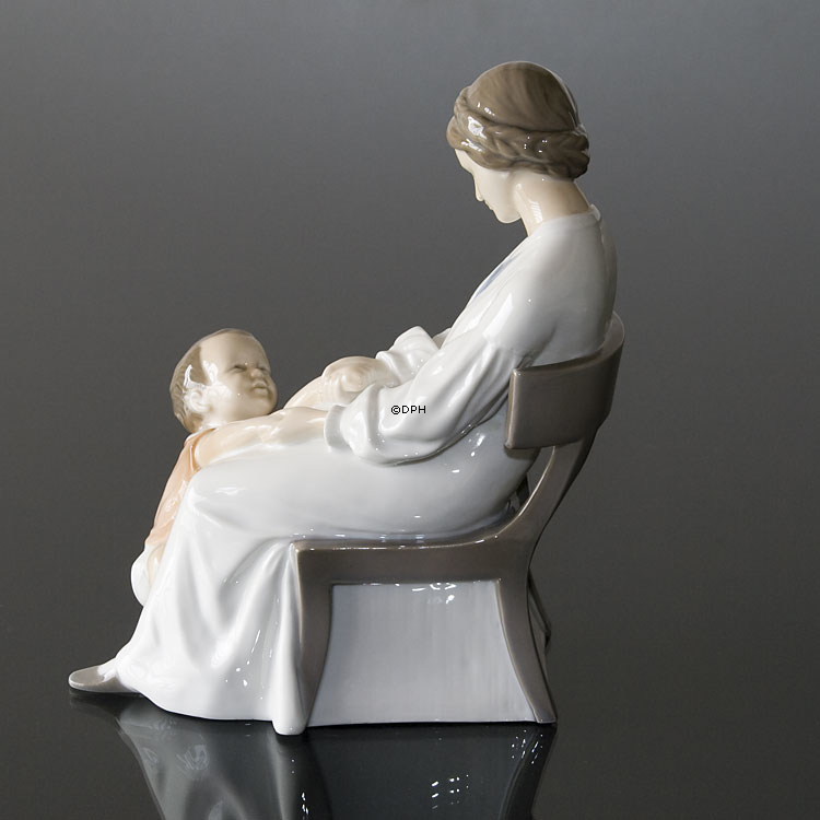 Dickies Mama, Mutter und Kind, Bing & Gröndahl Figur Nr. 1642 oder 413