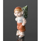 Wichtel mit Weihnachtsbaum, Royal Copenhagen Figur Nr. 765