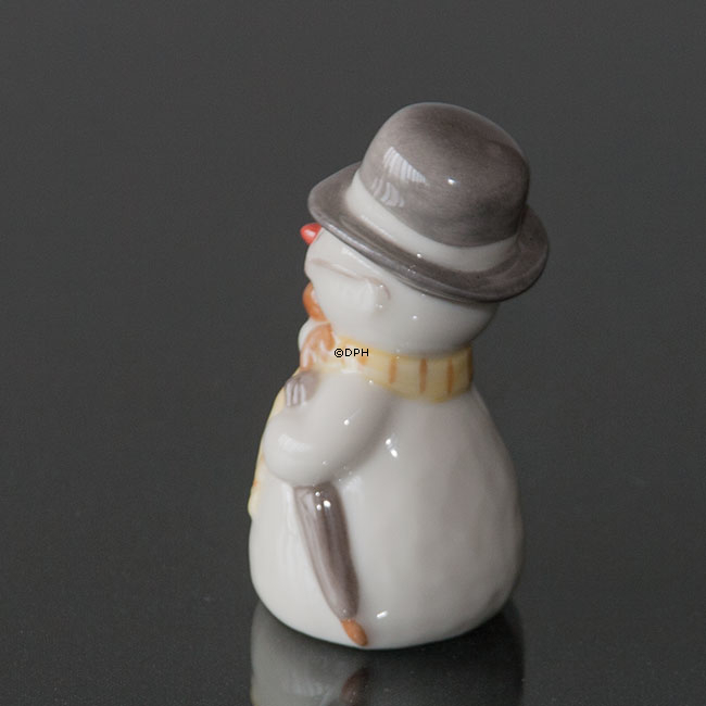 Schneemann, Großvater mit Pfeife, Royal Copenhagen Winter Figur Nr. 766