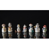 Schneemann Mutter mit Schaufel, Royal Copenhagen Winter Figur Nr. 769