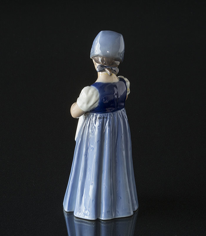 Mary Mädchen im blauen Kleid, Bing & Gröndahl Figur Nr. 2721 oder 561