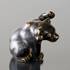Bärenjunge hebt die Pfote für den Angriff, Royal Copenhagen Steingut Figur Nr. 21433 | Nr. 1049233 | Alt. R21433-S | DPH Trading
