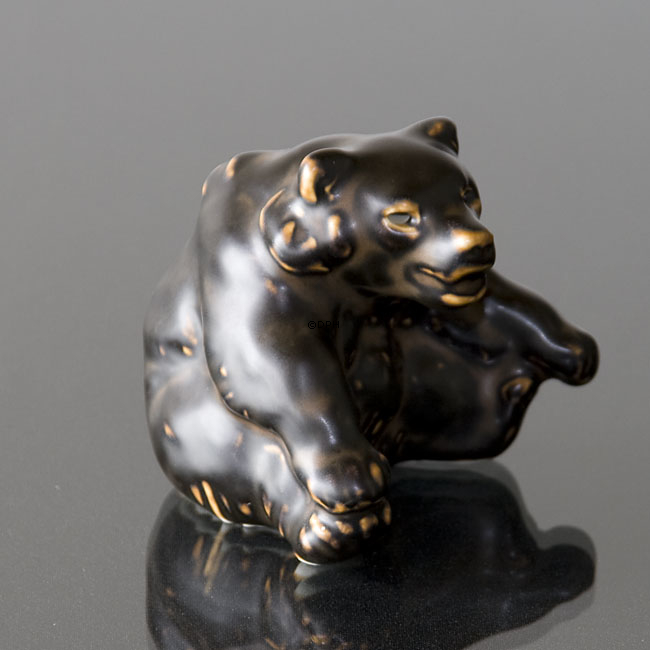 Bär, Royal Copenhagen Steingut Figur Nr. 22746 or 246