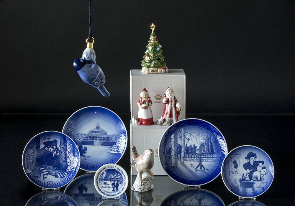 Royal Copenhagen Jahres Ornament 2021, Meise