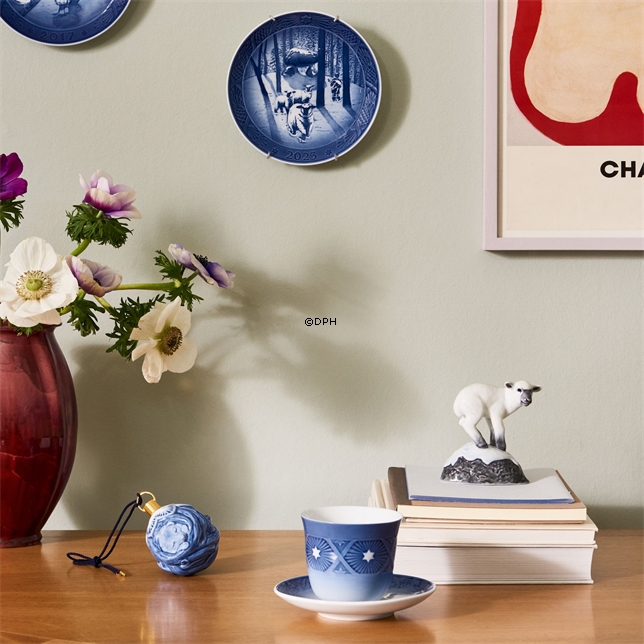 2023 Royal Copenhagen Weihnachts Thermobecher mit Untertasse, Inhalt 26 cl,