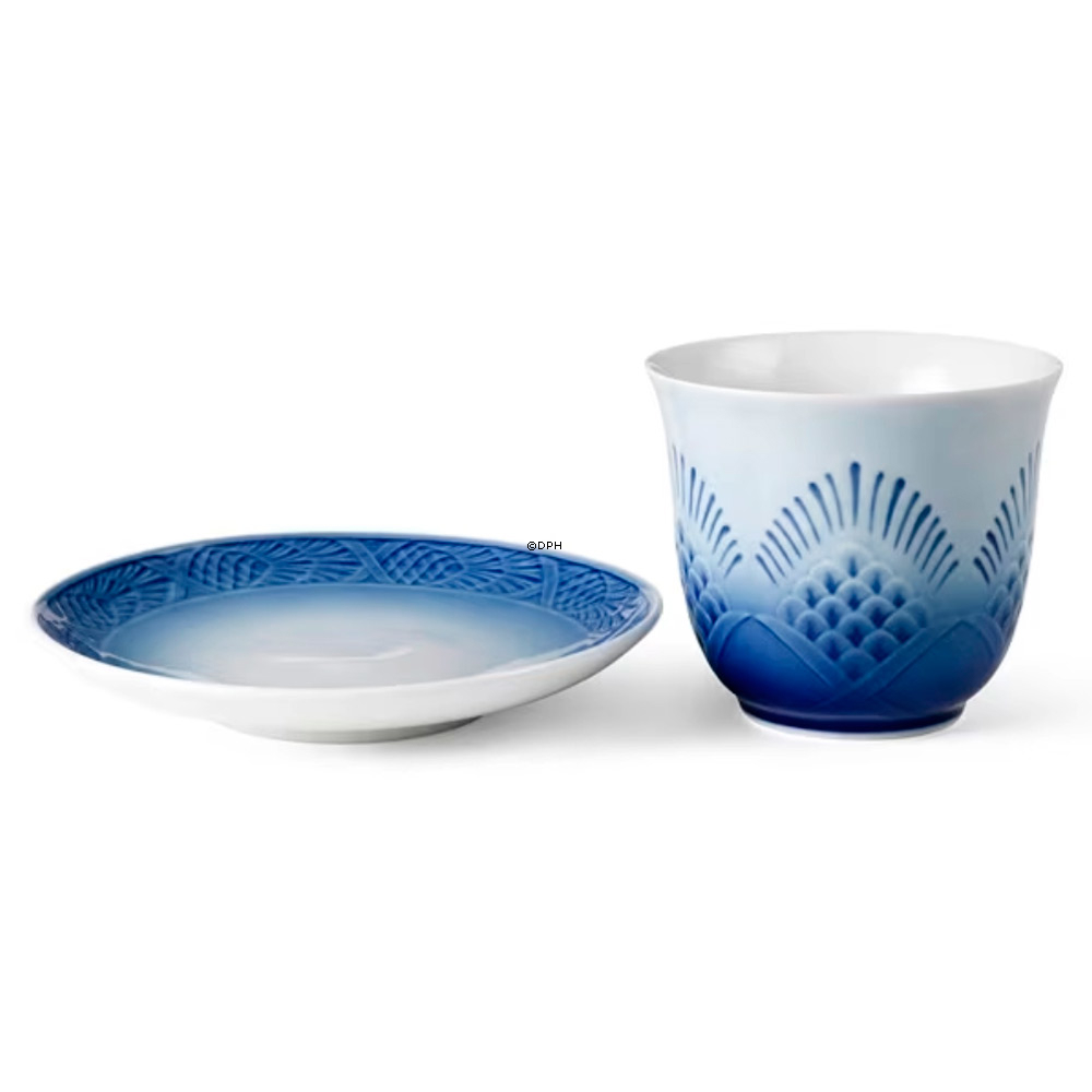 2024 Royal Copenhagen Weihnachts Thermobecher mit Untertasse, Inhalt 26 cl,