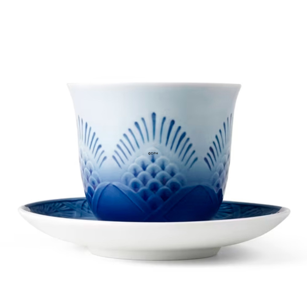 2024 Royal Copenhagen Weihnachts Thermobecher mit Untertasse, Inhalt 26 cl,