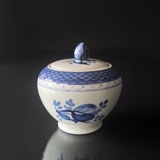 Royal Copenhagen/Aluminia Tranquebar, blau, Schale mit Deckel z.B. Zuckerdose Nr. 11/1132