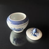 Royal Copenhagen/Aluminia Tranquebar, blau, Schale mit Deckel z.B. Zuckerdose Nr. 11/1132