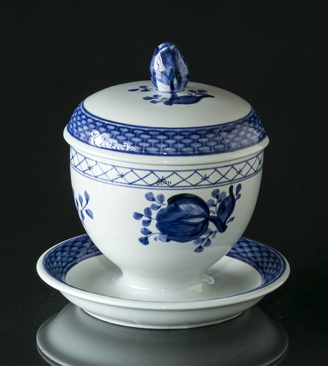 Royal Copenhagen/Aluminia Tranquebar, blau, Marmeladenkrug Nr. 11/1171