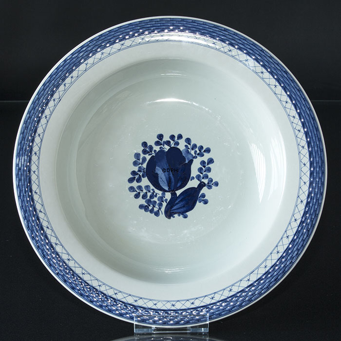 Royal Copenhagen/Aluminia  Tranquebar, Blau, Obstschale Nr. 11/1203, hoch, 33 cm