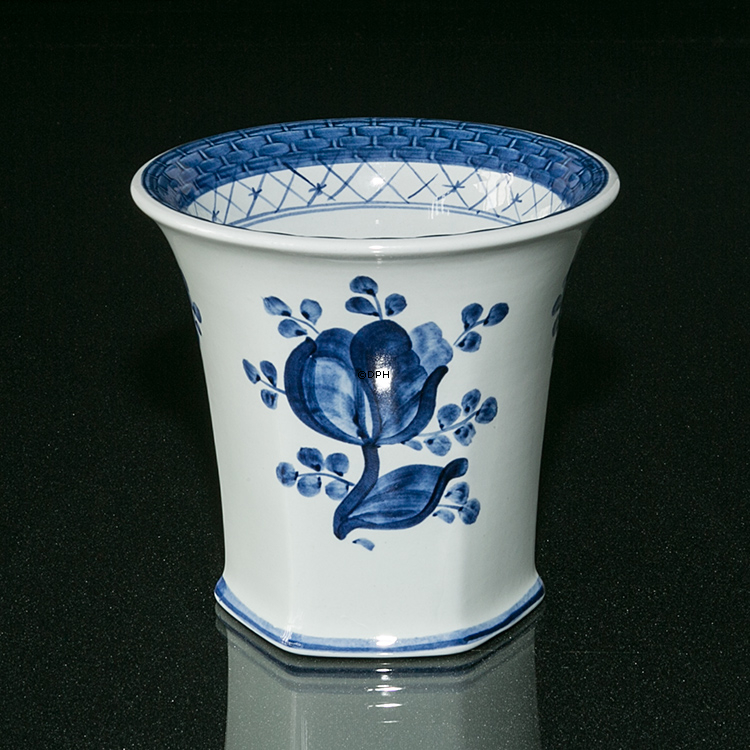 Royal Copenhagen/Aluminia Tranquebar, blau, Vase Nr. 11/1239