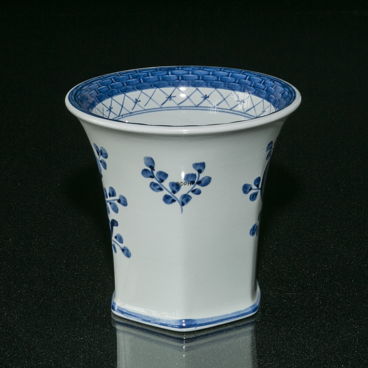 Royal Copenhagen/Aluminia Tranquebar, blau, Vase Nr. 11/1239