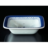 Royal Copenhagen/Aluminia Tranquebar, blau, quadratische Schüssel Nr. 11/1337