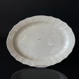 Geschwungene ovale Schale in Creme, Royal Copenhagen Josephine Essgeschirr Nr. 11/1558