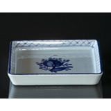 Royal Copenhagen/Aluminia Tranquebar, blau, Viereckige Schale Nr. 11/1791