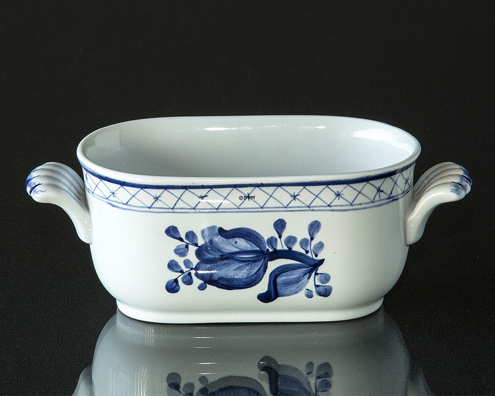 Royal Copenhagen/Aluminia Tranquebar, blau, Halter für Essig und Öl Flaschen (Ohne Flaschen) Nr. 11/1804